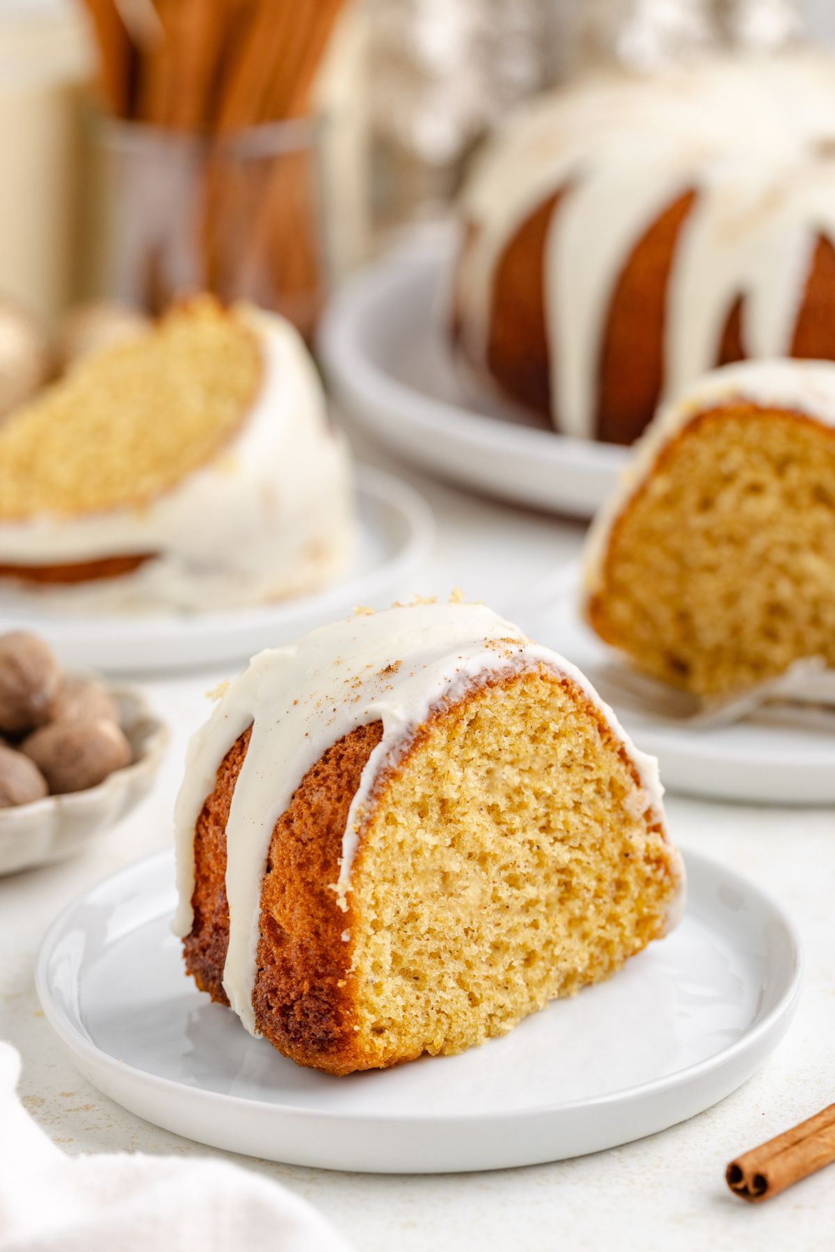 Eggnog Bundt Cake