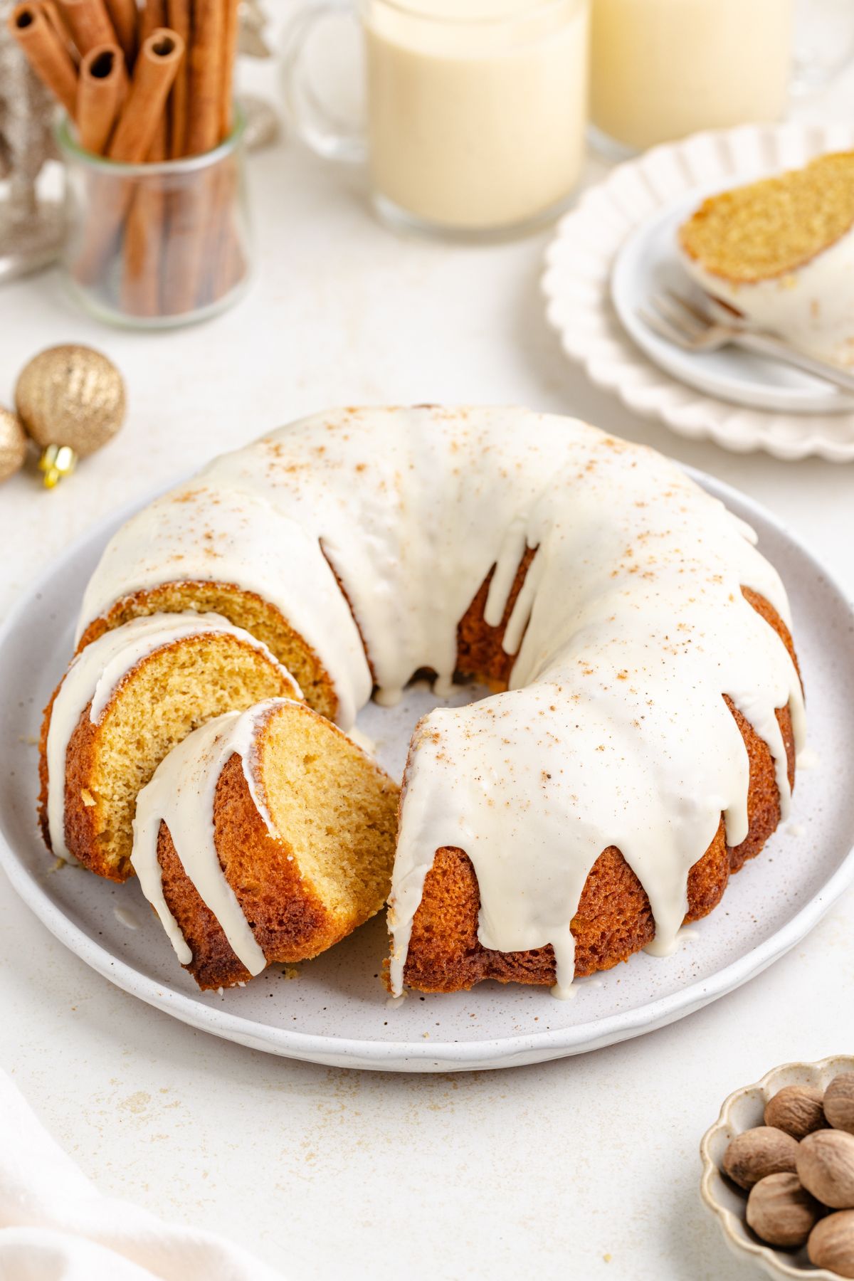 Eggnog Bundt Cake