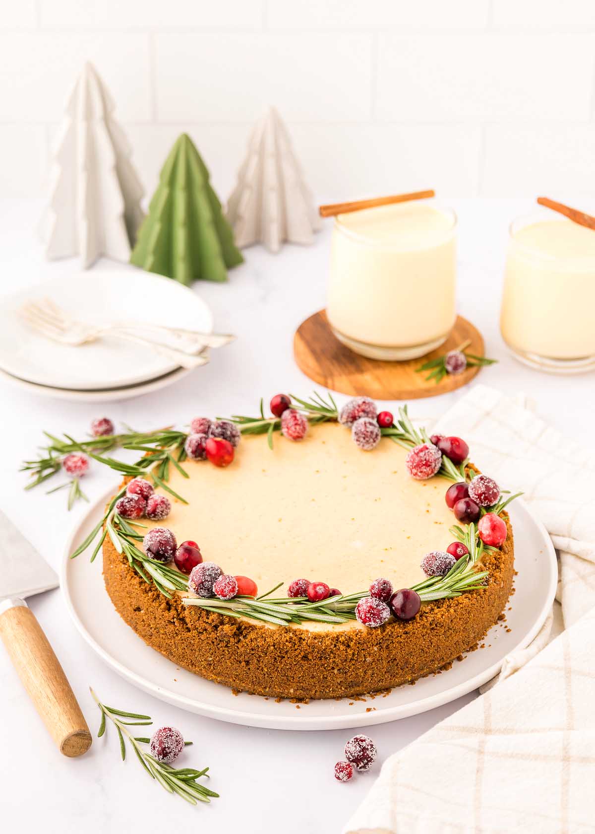 Eggnog Cheesecake