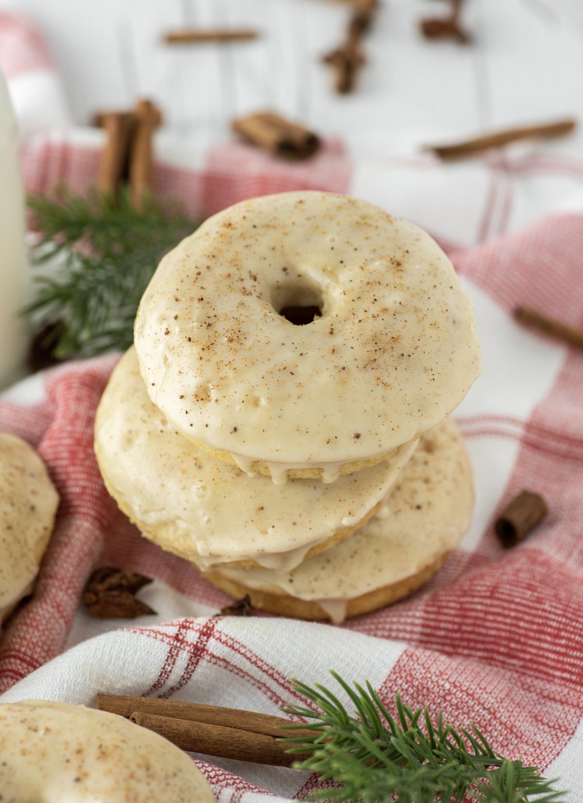 Eggnog Donuts