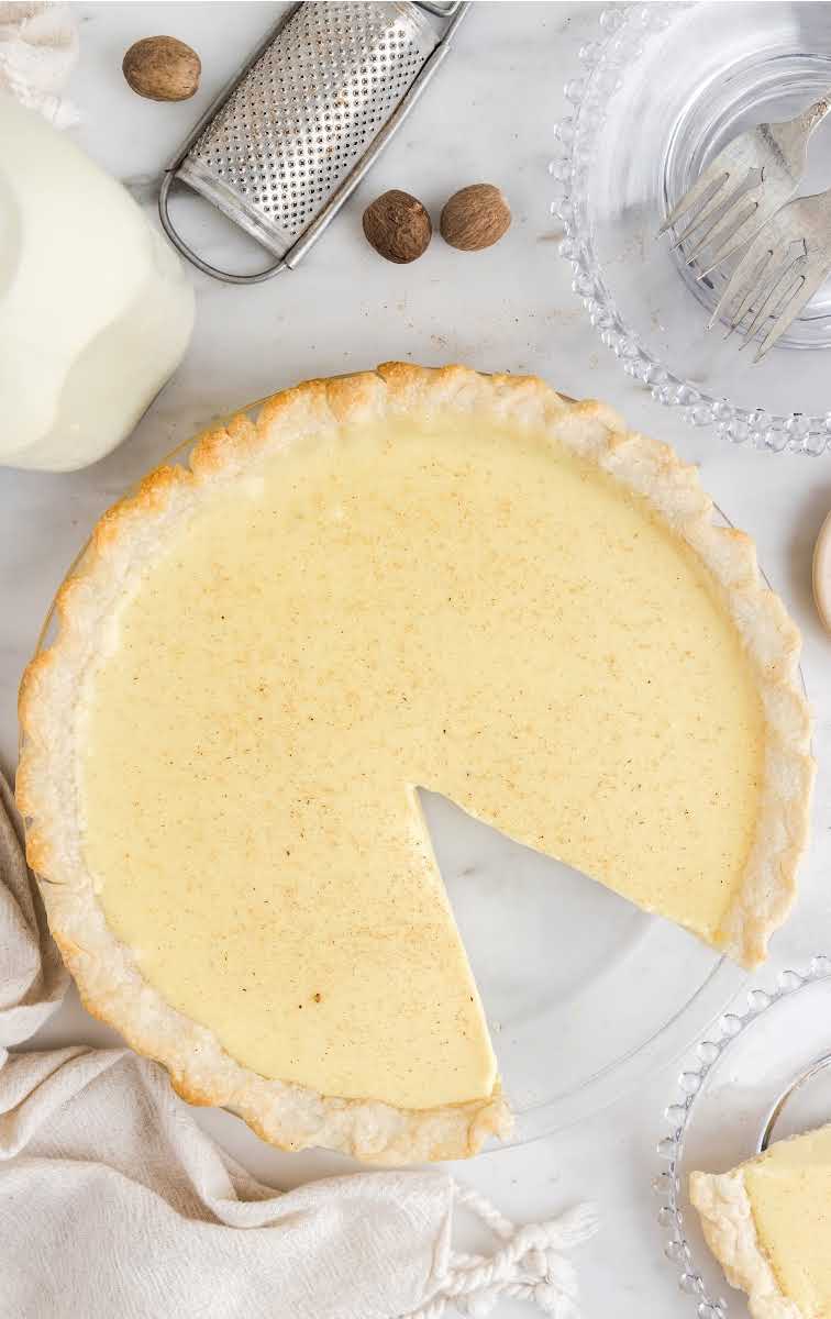 No-Bake Eggnog Pie
