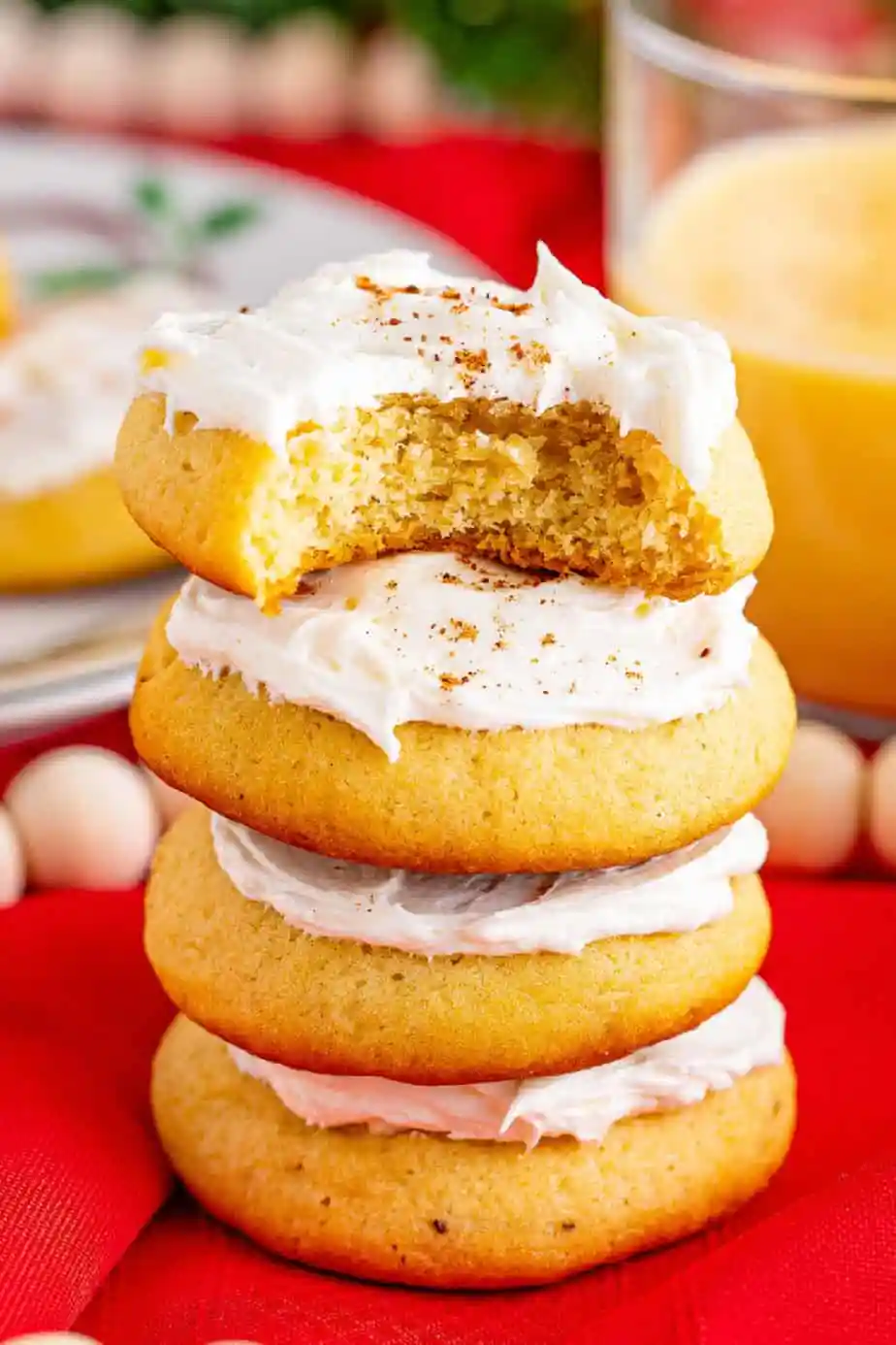 Eggnog Sugar Cookies
