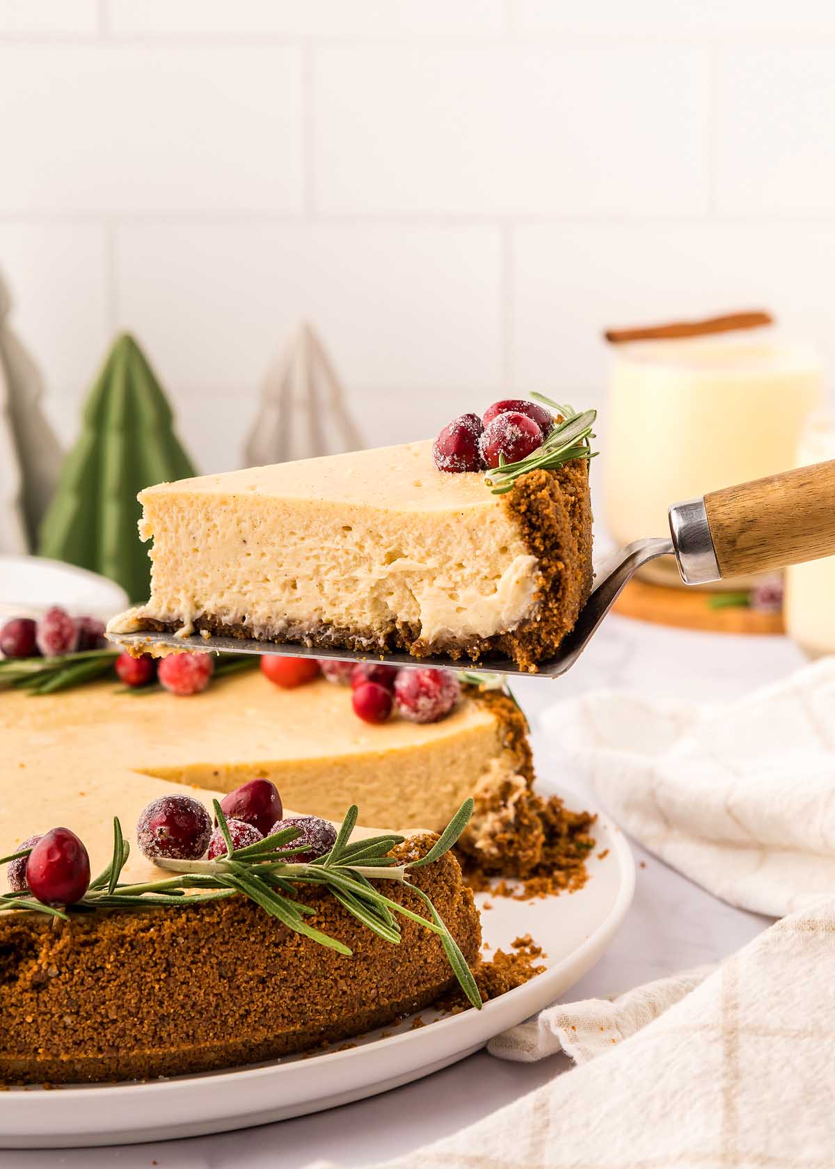 Eggnog Cheesecake