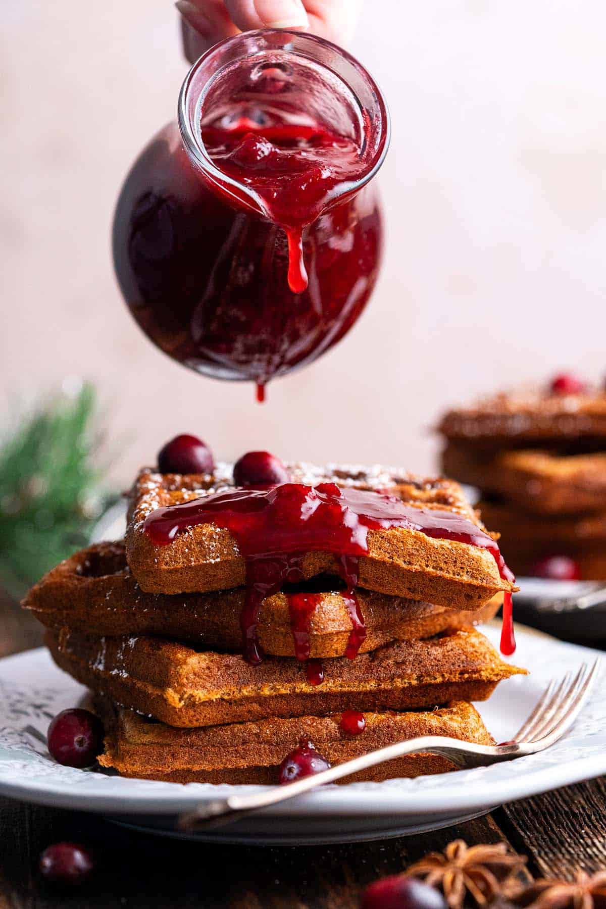 Gingerbread Waffles