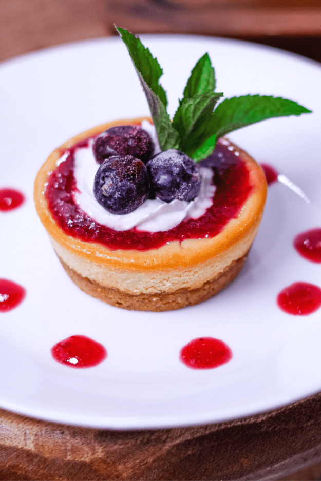 Gluten-free mini cheesecakes