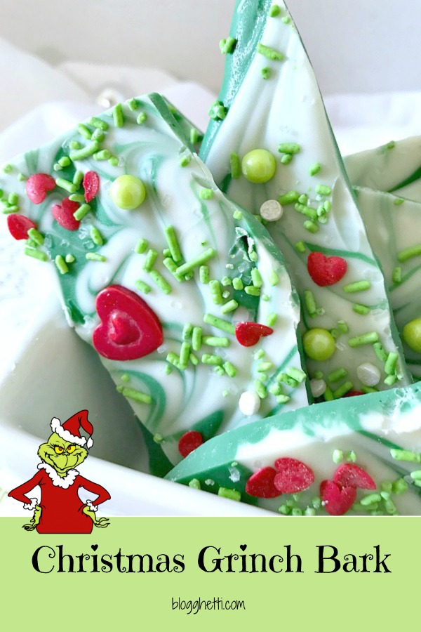 Christmas Grinch Bark