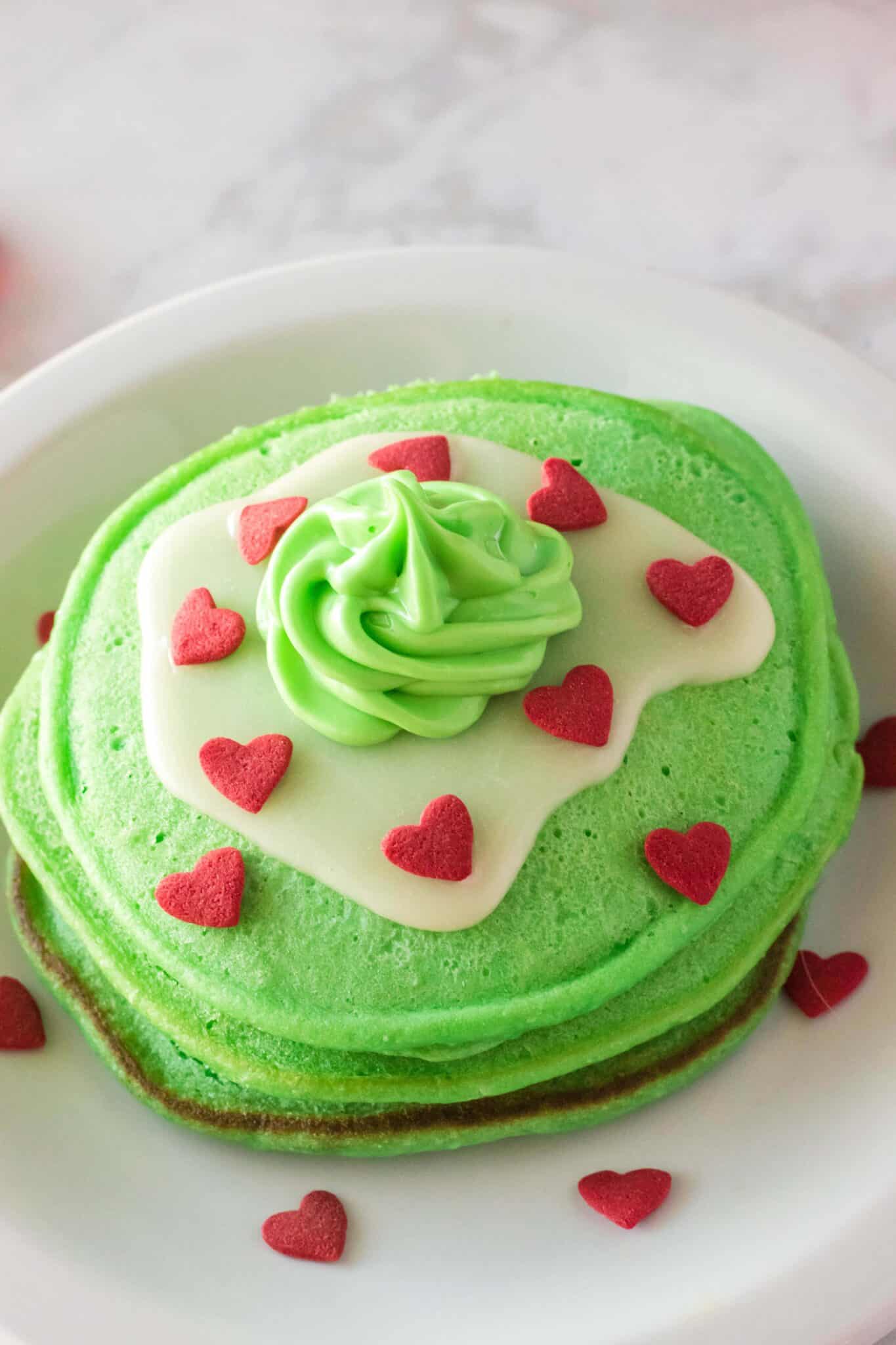 Grinch Pancakes
