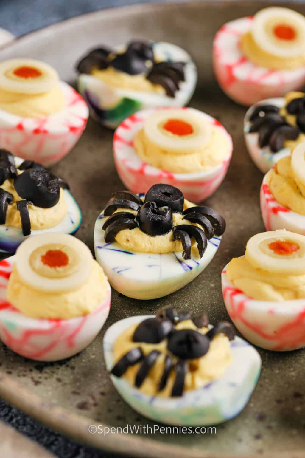 Halloween Deviled Eggs