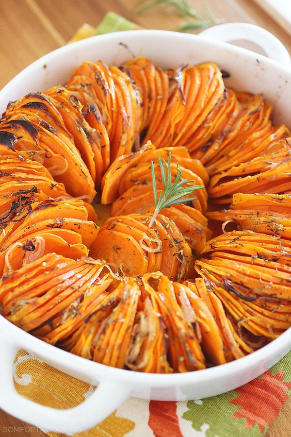 Crispy Roasted Rosemary Sweet Potatoes