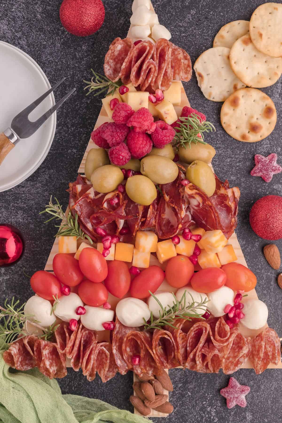 Christmas Tree Snack Board