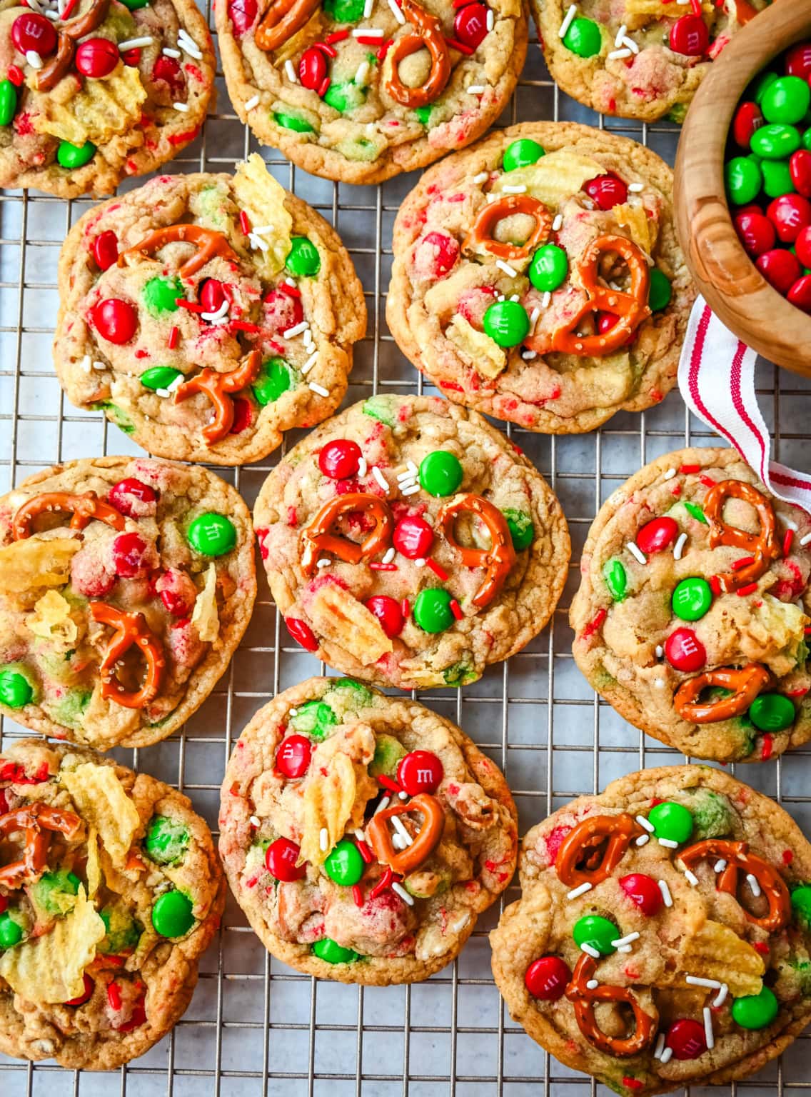 Christmas Kitchen Sink Cookies