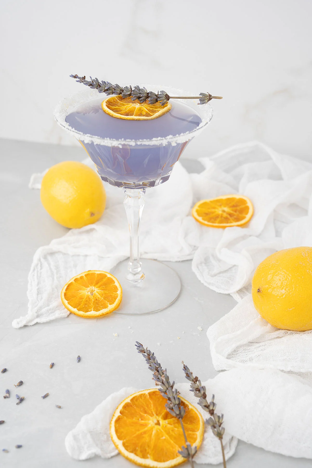Lavender Lemon Drop Vodka Martini