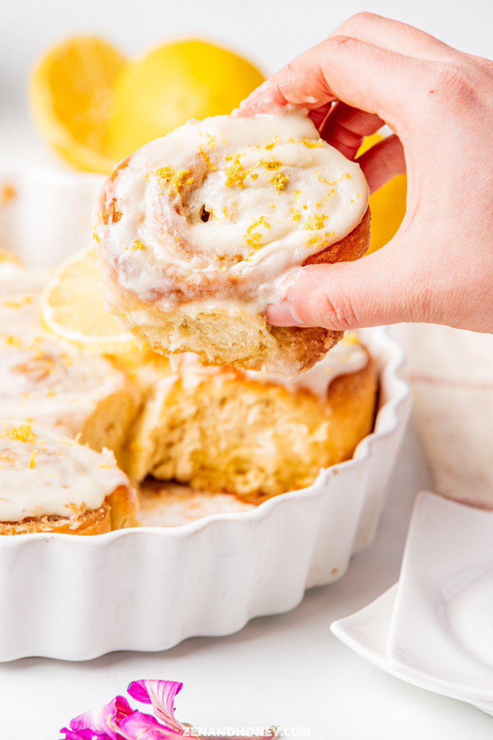 Lemon Cinnamon Rolls