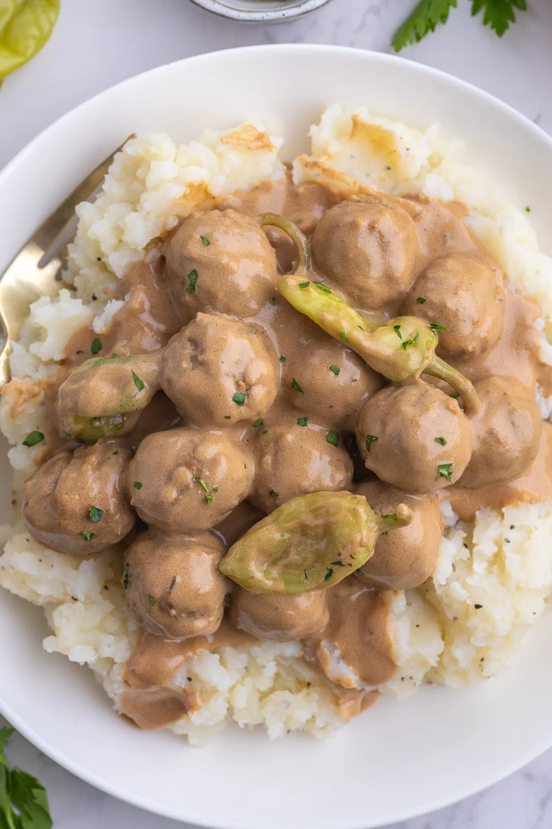 Crockpot Mississippi Meatballs
