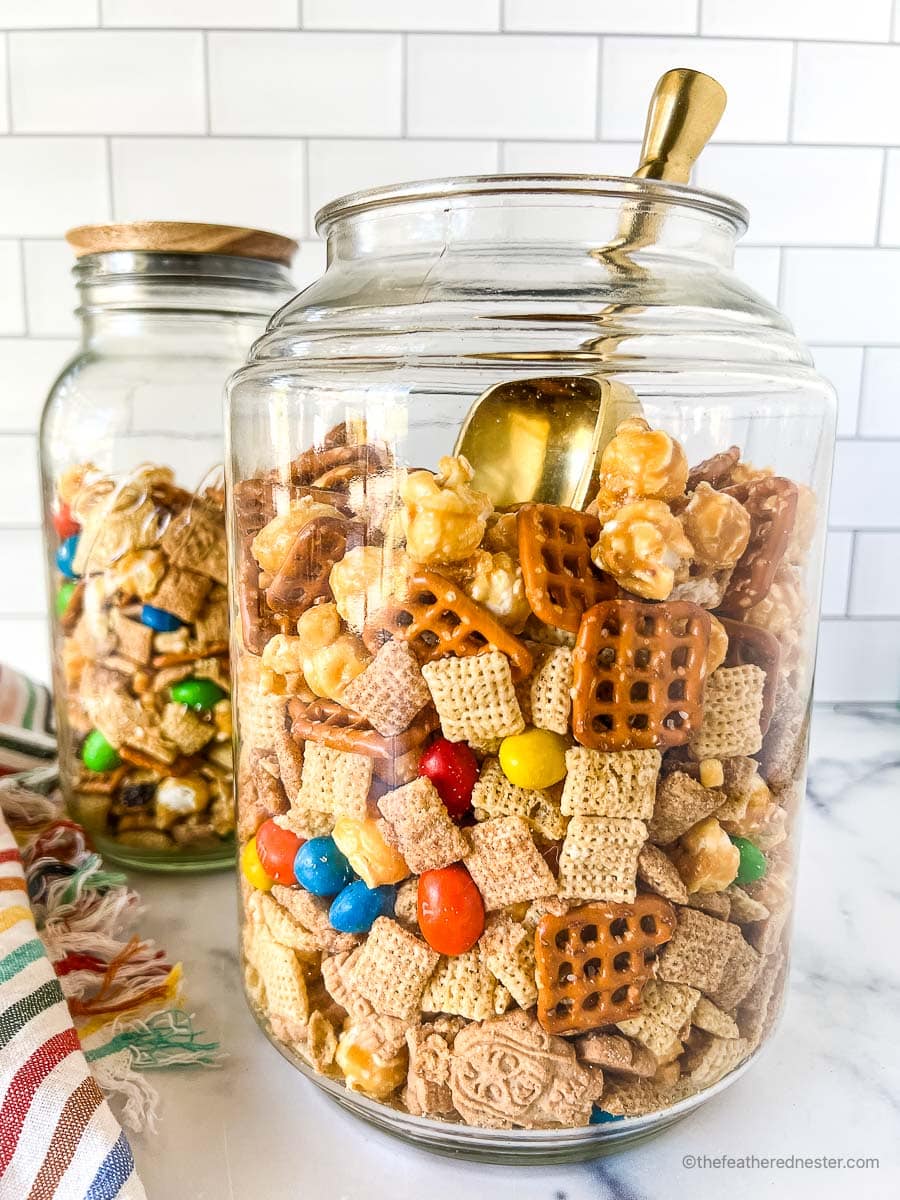 Chex Mix with M&M's