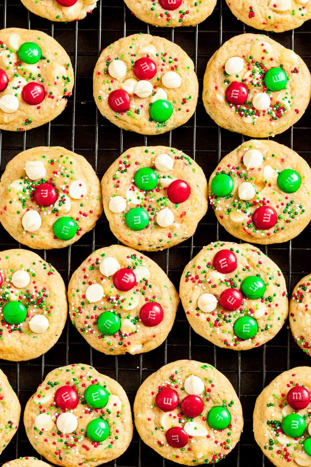 M&M CHRISTMAS COOKIES