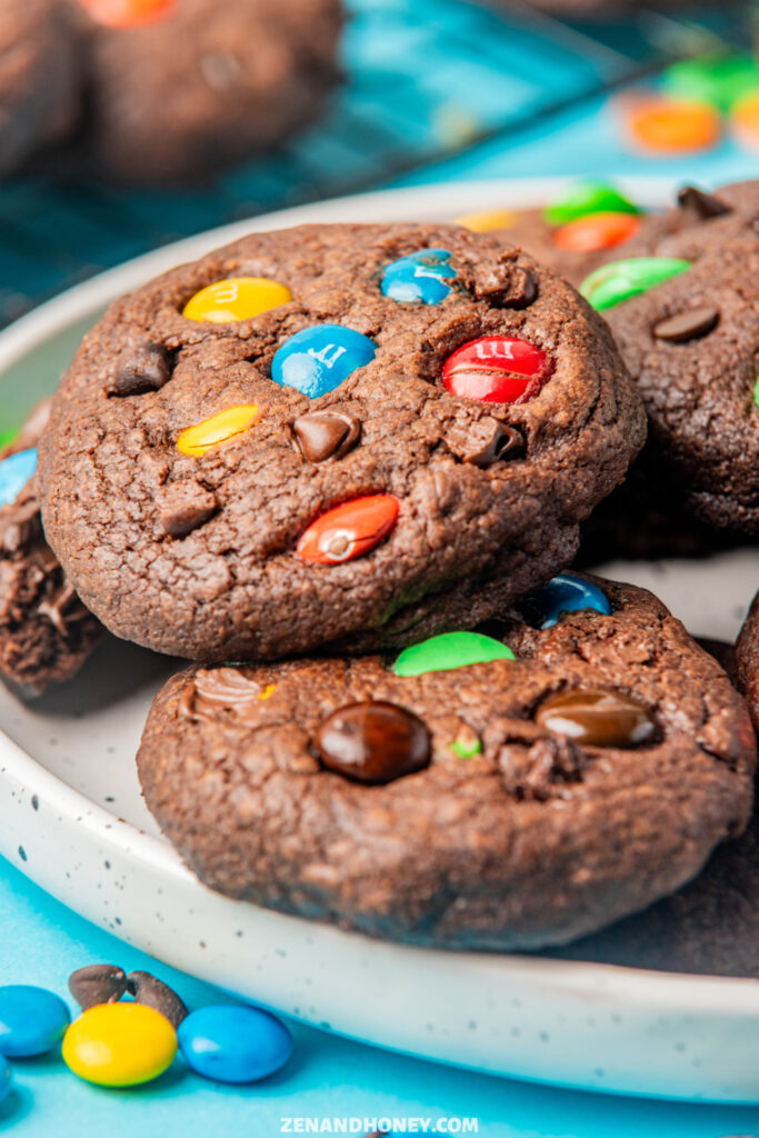 Chocolate M&M Cookies