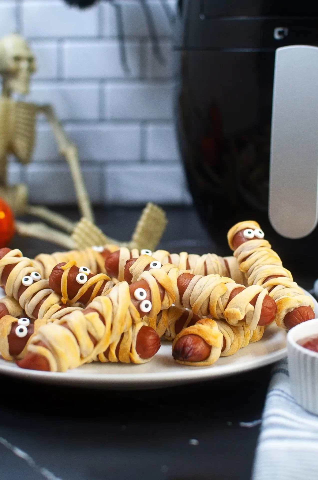 Air Fryer Mummy Dogs