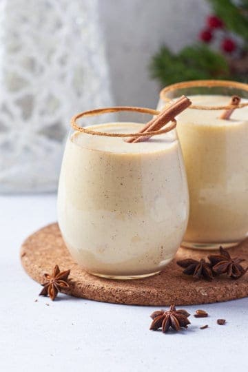 Non Alcoholic Eggnog Mocktail