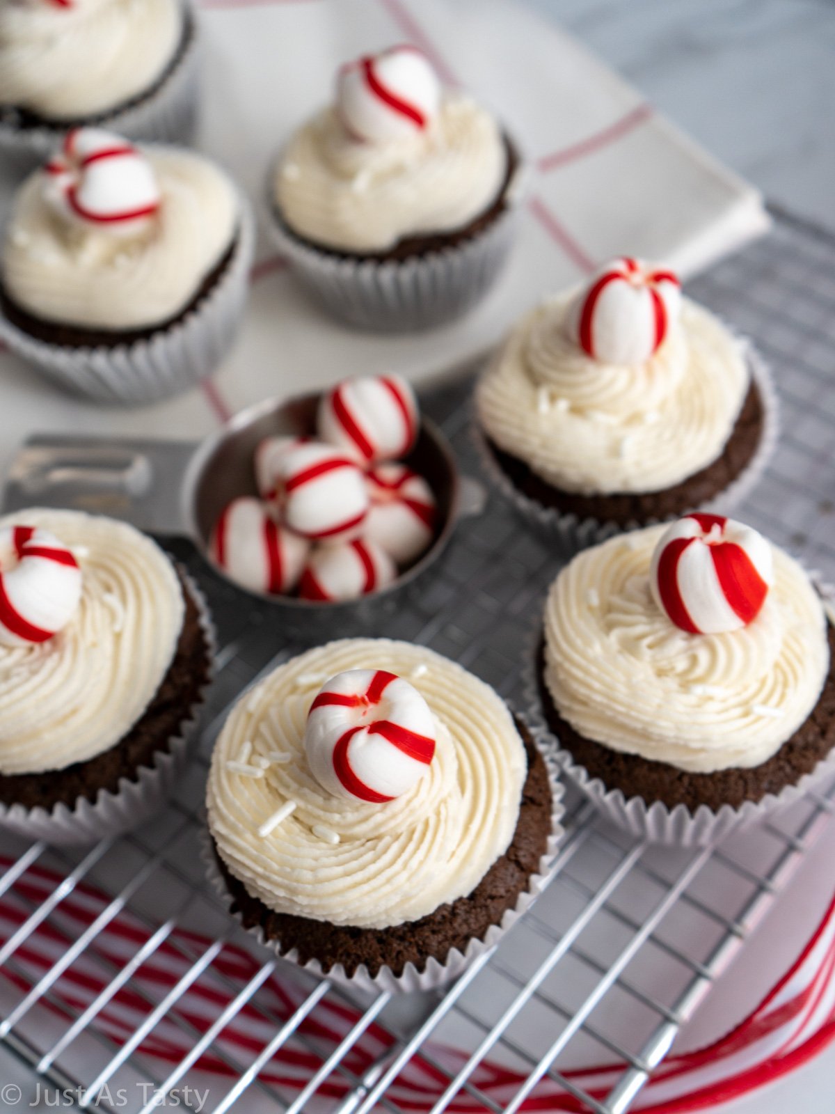 Chocolate Peppermint Cupcakes