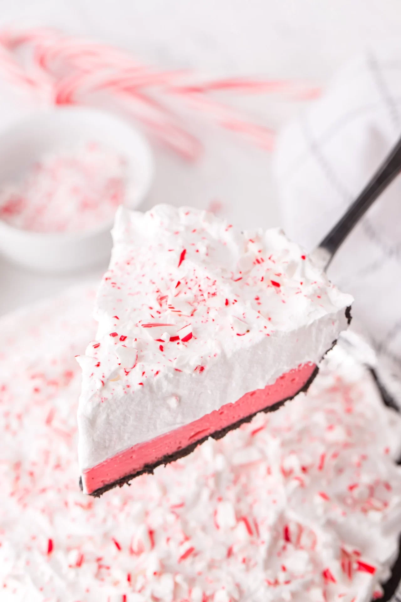 Layered Peppermint Pie