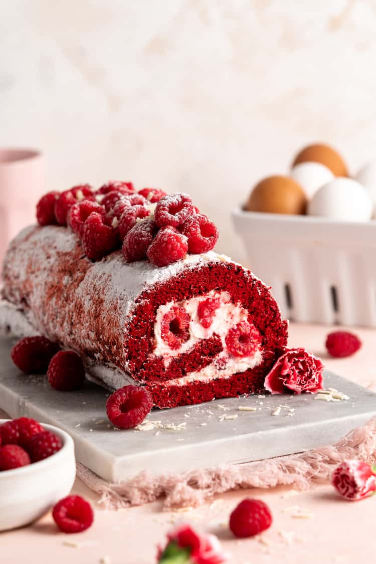 Red Velvet Cake Roll