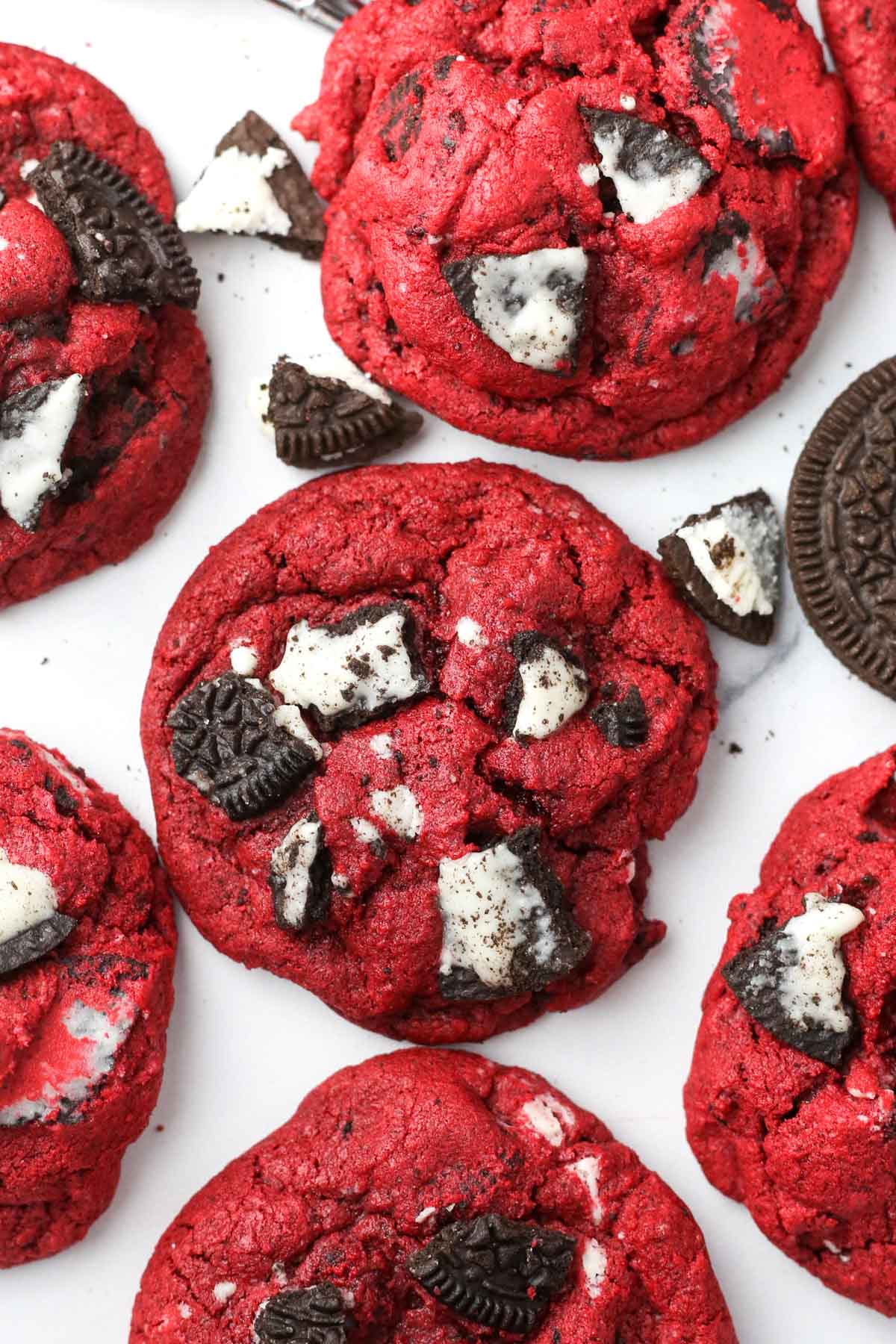 Oreo Red Velvet Cookies