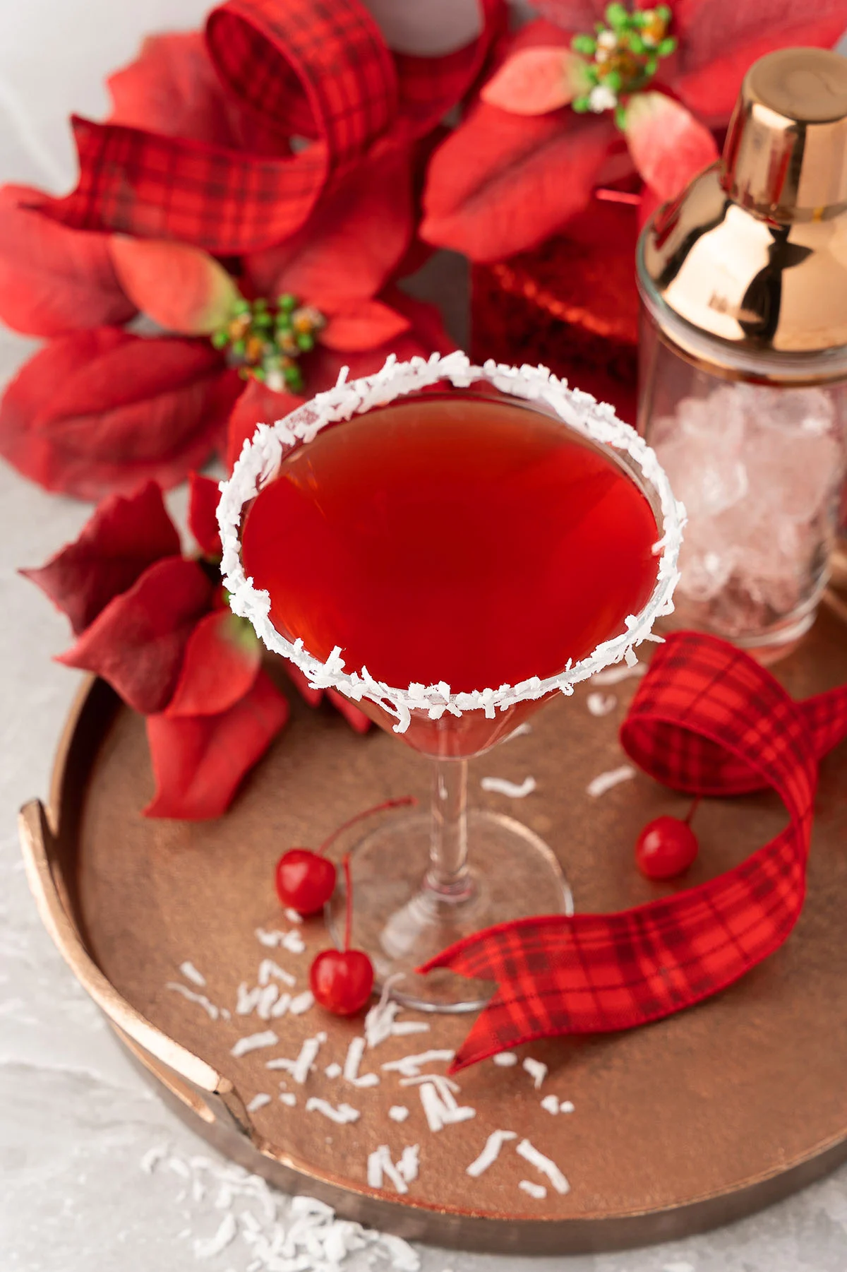SANTA’S HAT COCONUT RUM COCKTAIL