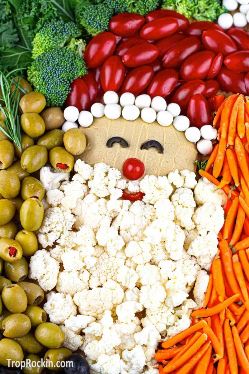 Santa Veggie Tray