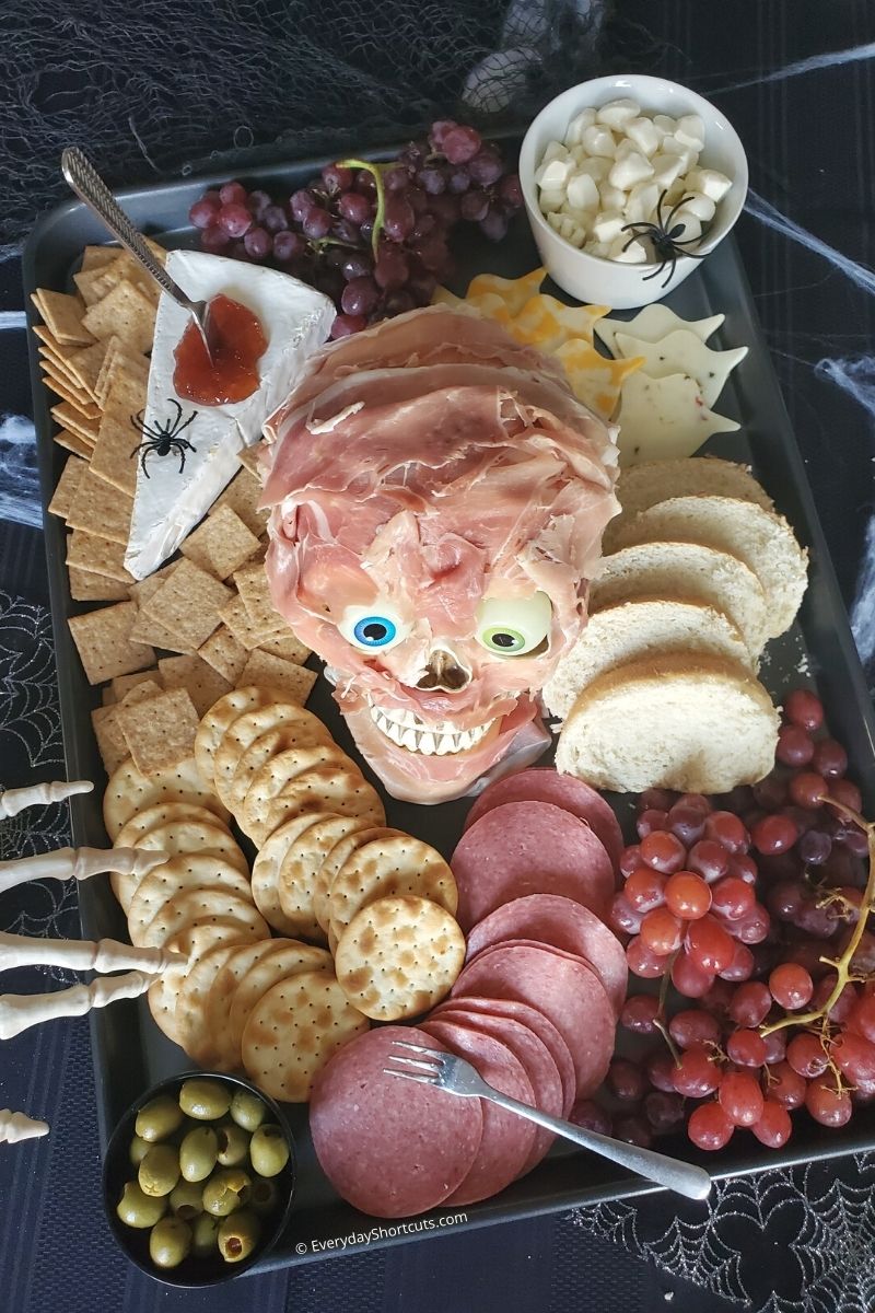 Bone-Chilling Halloween Charcuterie Board