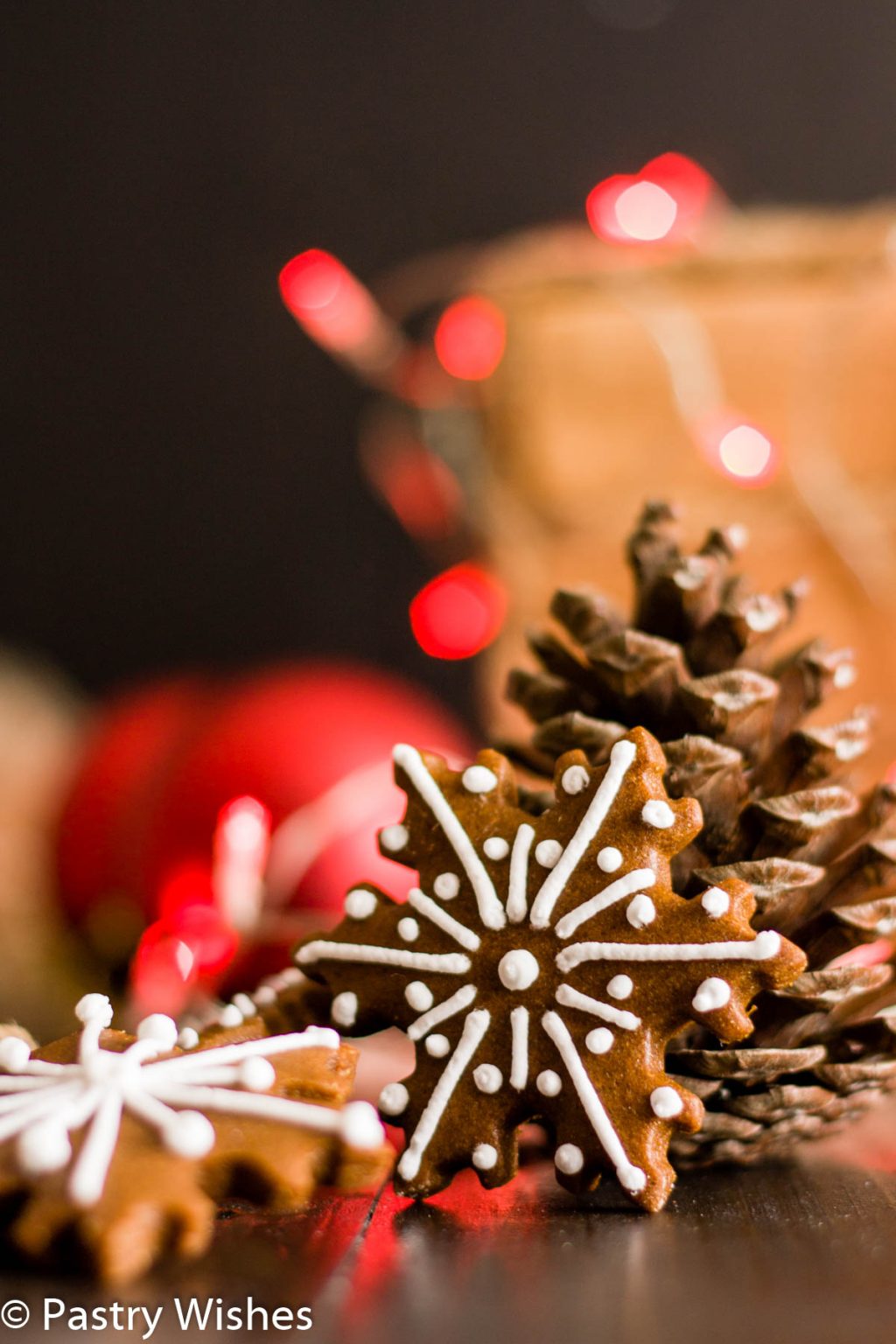 Snowflake Gingerbread Cookies