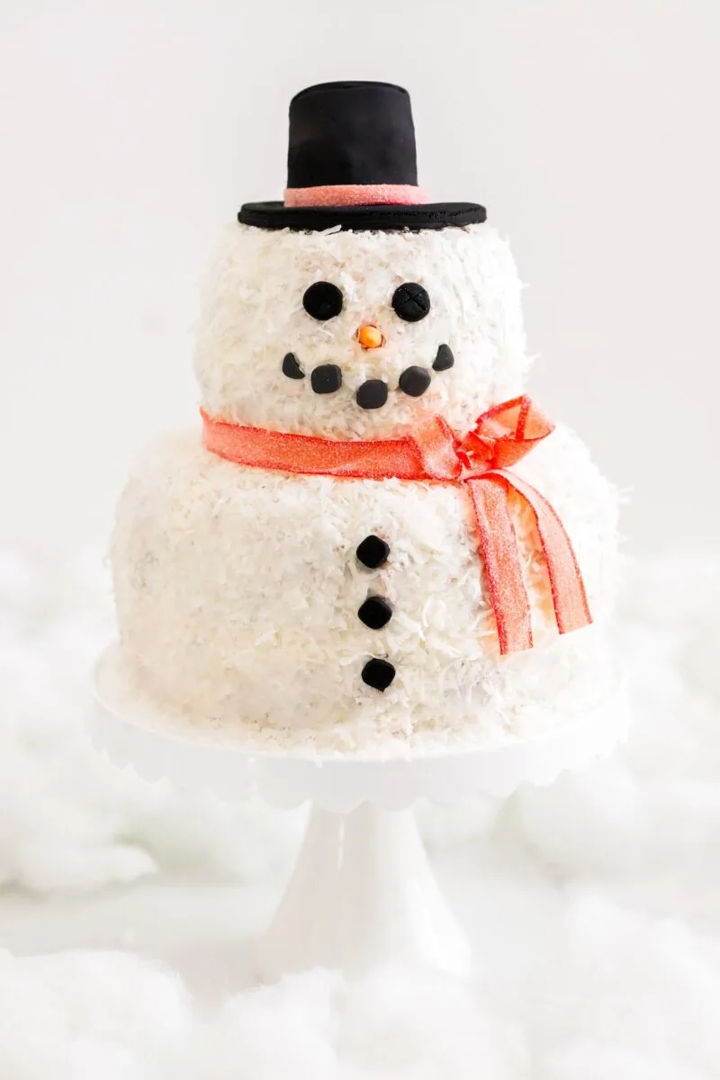 FROSTY THE SNOWMAN BUNDT CAKE