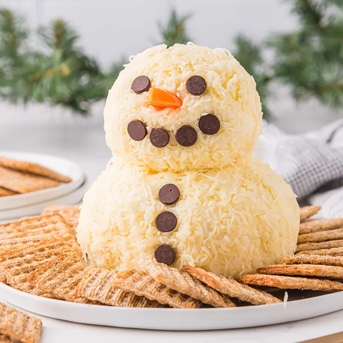 Snowman Cheese Ball