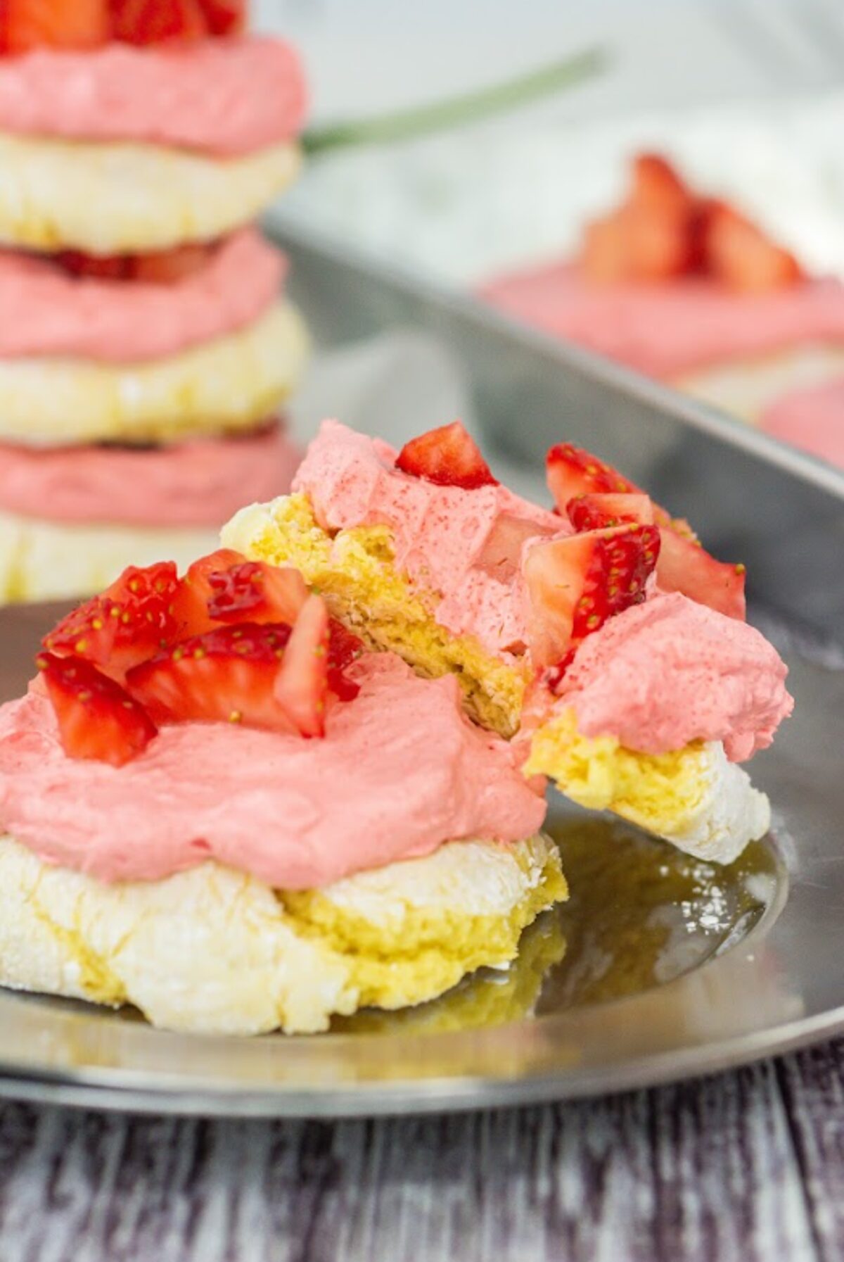 Lemon Strawberry Cool Whip Cookies