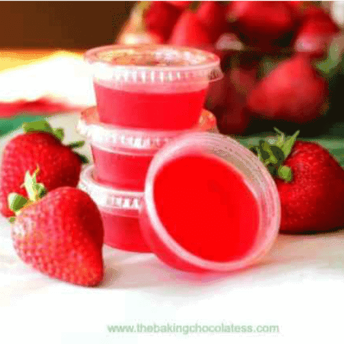 Strawberry Lime Margarita Jello Shots