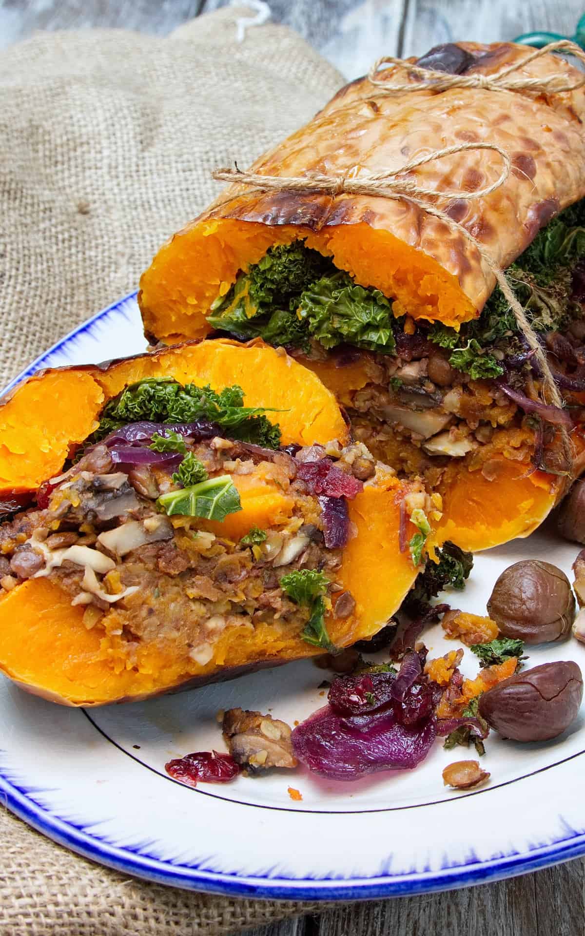 Christmas Stuffed Squash