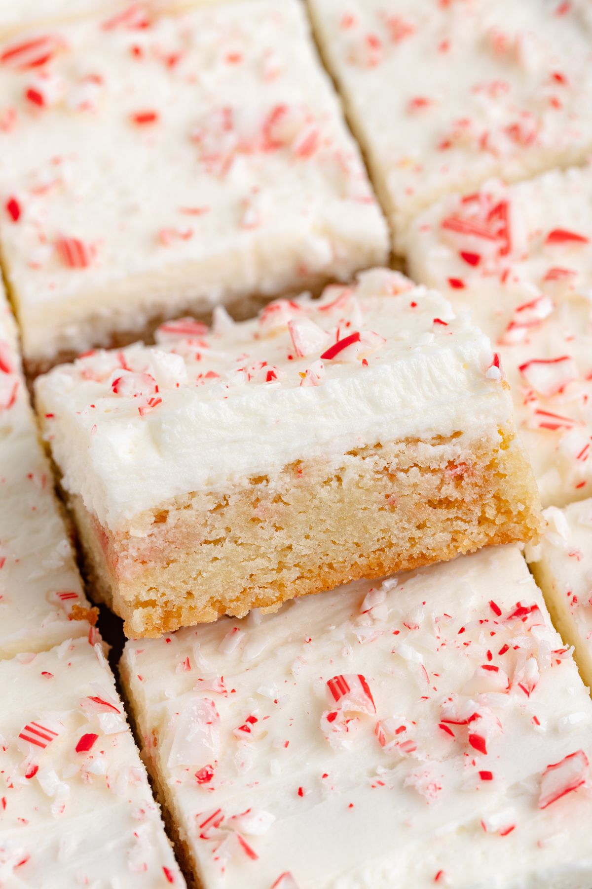 Peppermint Sugar Cookie Bars
