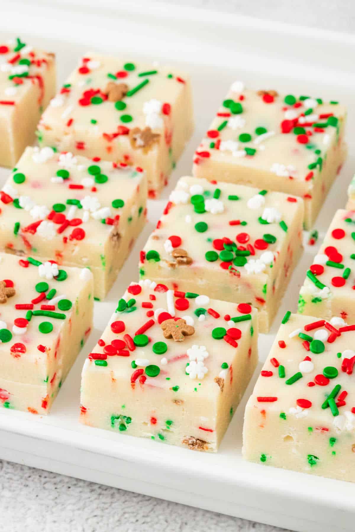 Christmas Sugar Cookie Fudge
