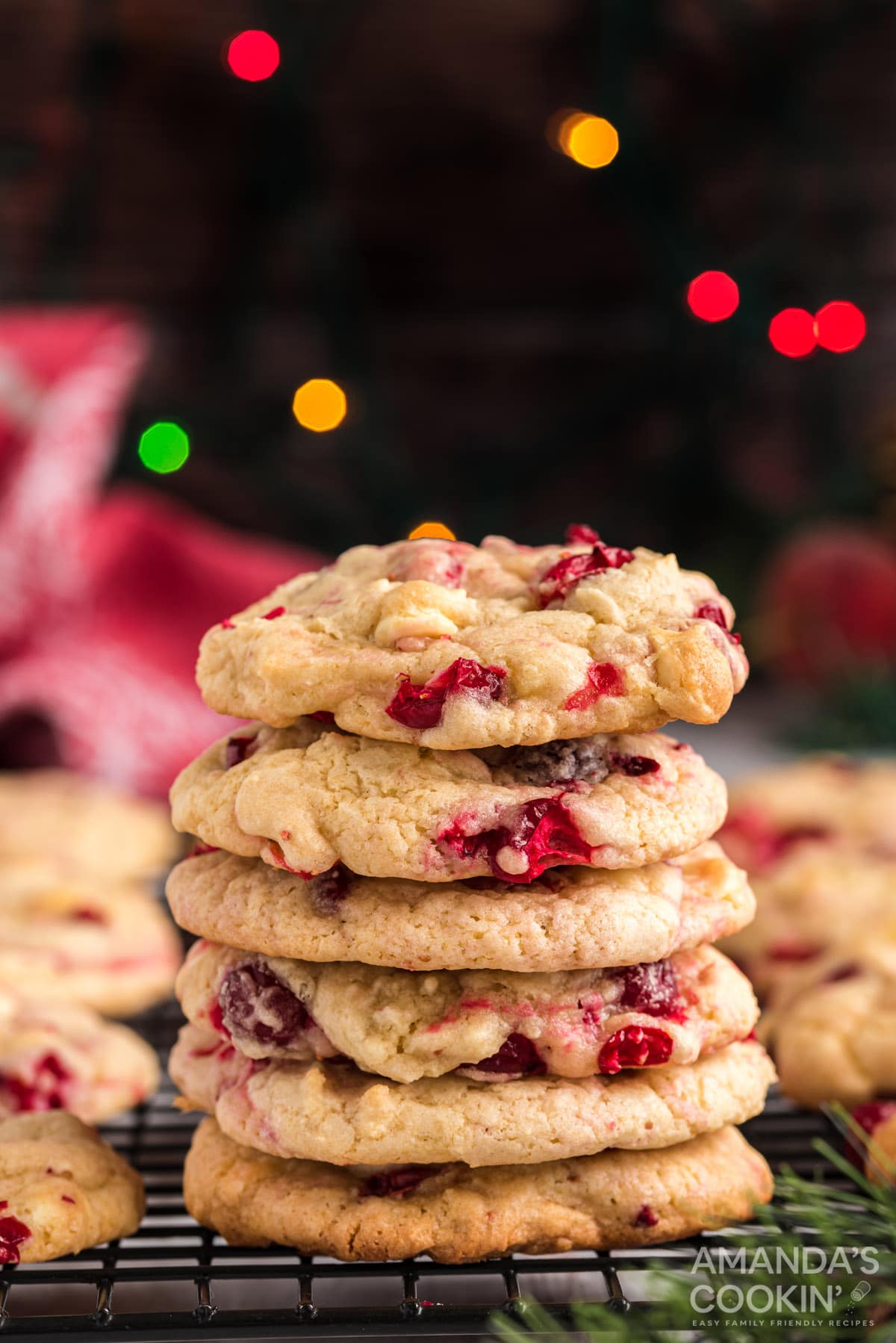 White Chocolate Cranberry Cookies