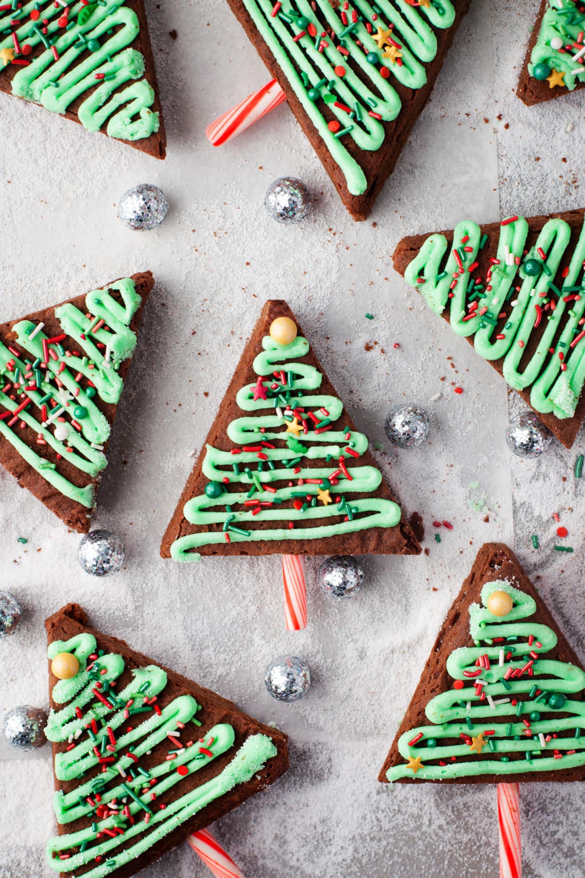 Christmas Tree Brownies